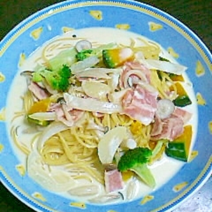 チーズがとろり たっぷり野菜のクリームチーズパスタ レシピ 作り方 By Kumi Mama 楽天レシピ チーズがとろり たっぷり野菜のクリームチーズパスタ レシピ 作り方 By Kumi Mama 楽天レシピ